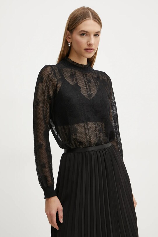 Morgan bluză MANON uni negru MANON