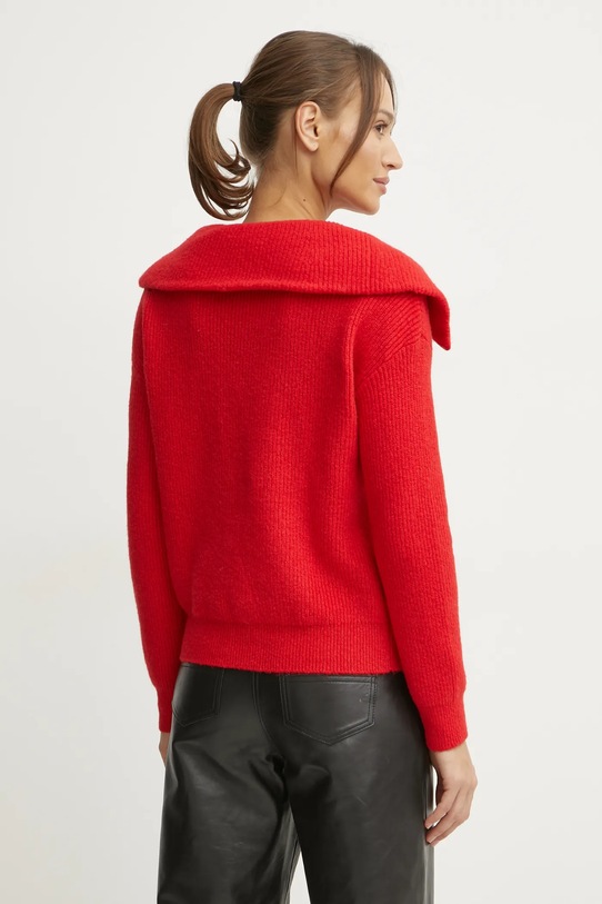 Îmbrăcăminte Morgan pulover din amestec de lana MCOLAR MCOLAR rosu