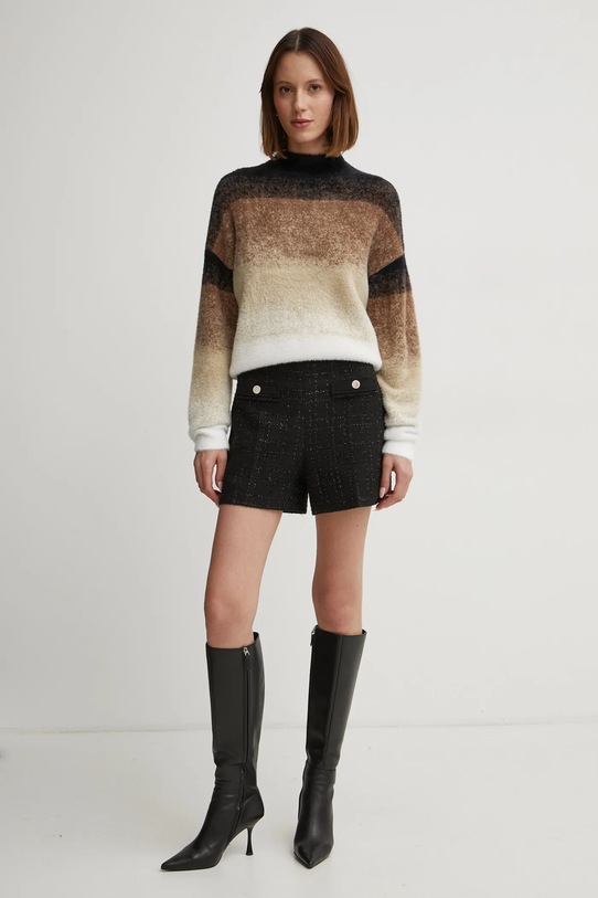 Morgan sweter MDYE MDYE beżowy AW24