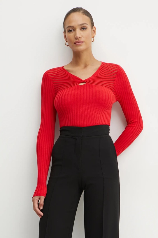 Morgan sweter MGANZA pozostałe czerwony MGANZA