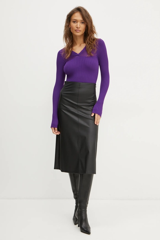 Morgan maglione MGANZA MGANZA violetto AW24