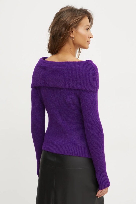 Oblečenie Sveter s prímesou vlny Morgan MGO MGO fialová