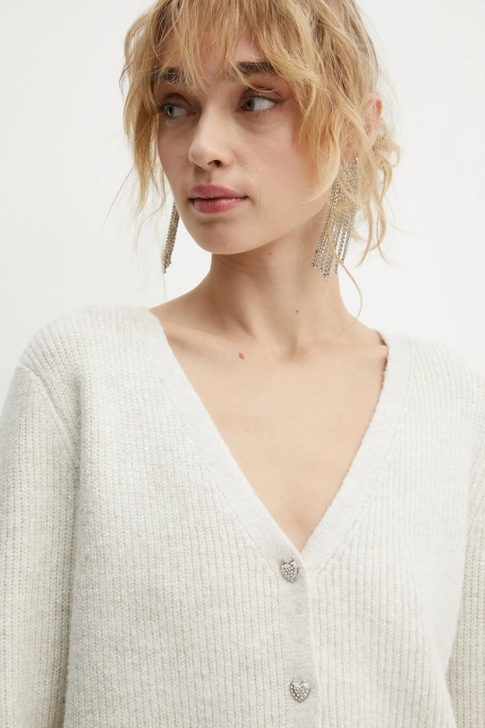 Morgan cardigan din amestec de lana MIMO bej MIMO