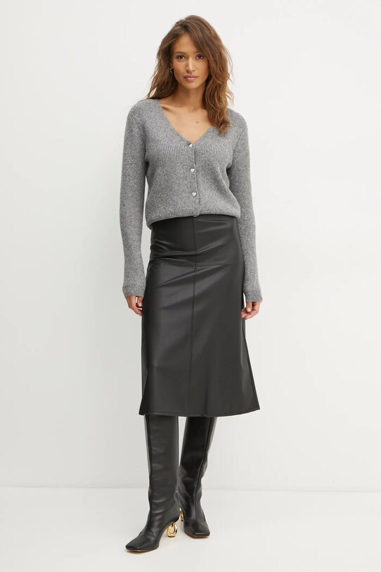 Morgan cardigan din amestec de lana MIMO MIMO gri AW24