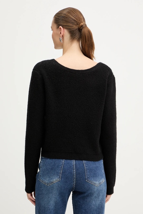 Odzież Morgan kardigan z domieszką wełny MIMO MIMO czarny