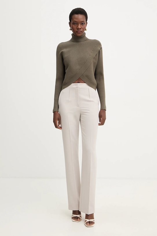 Morgan sweter MISS MISS. zielony AW25