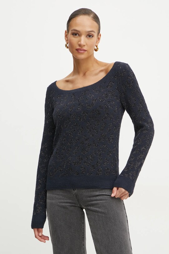Morgan maglione MJANA medio spessore blu navy MJANA