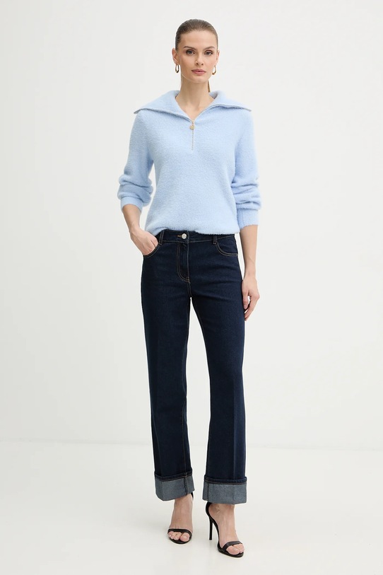 Morgan sweter MNOVI MNOVI niebieski SS26