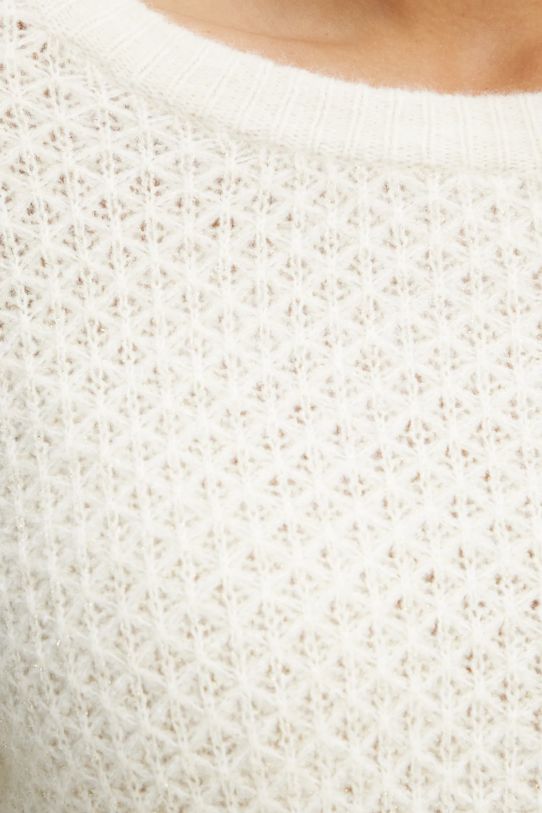 Svetr z vlněné směsi Morgan MPAUL MPAUL béžová