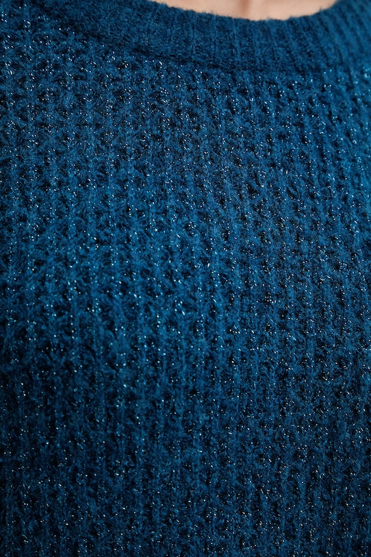 Morgan sweter z domieszką wełny MPAUL MPAUL turkusowy