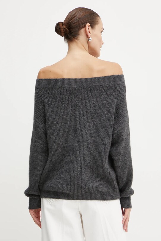 Îmbrăcăminte Morgan pulover din amestec de lana MREINE MREINE gri