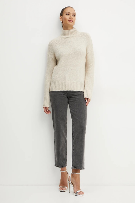 Morgan pulover din amestec de lana MSIGNAC MSIGNAC bej AW24