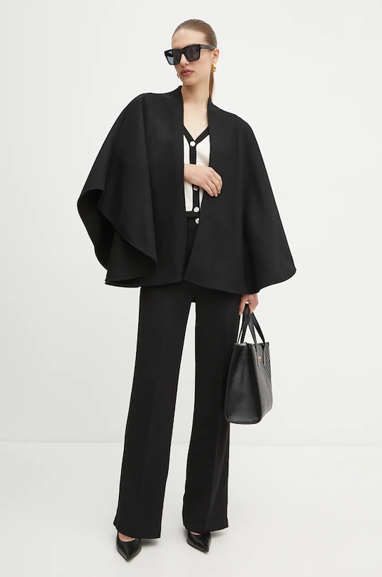 Morgan poncho 5BELT 5BELT negru AW24