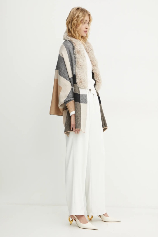 Morgan poncho 5TOUNE beige 5TOUNE