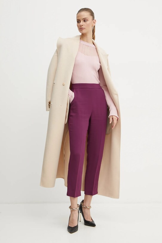 Morgan sweter MANDRIN MANDRIN różowy AW24