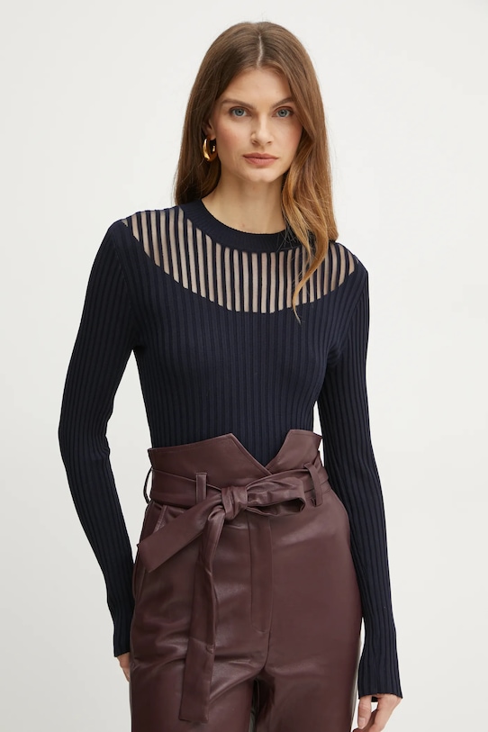 Morgan maglione MANDRIN medio spessore blu navy MANDRIN