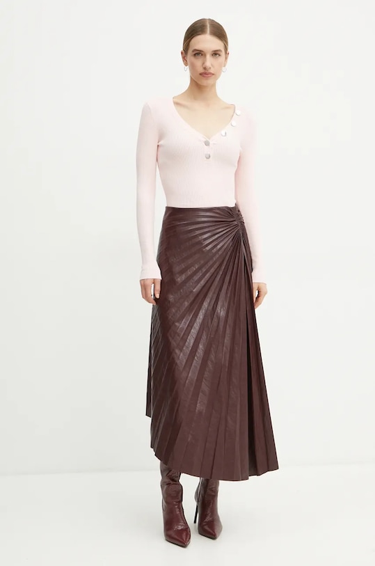 Morgan sweter MBANBI.N MBANBI.N różowy AW25