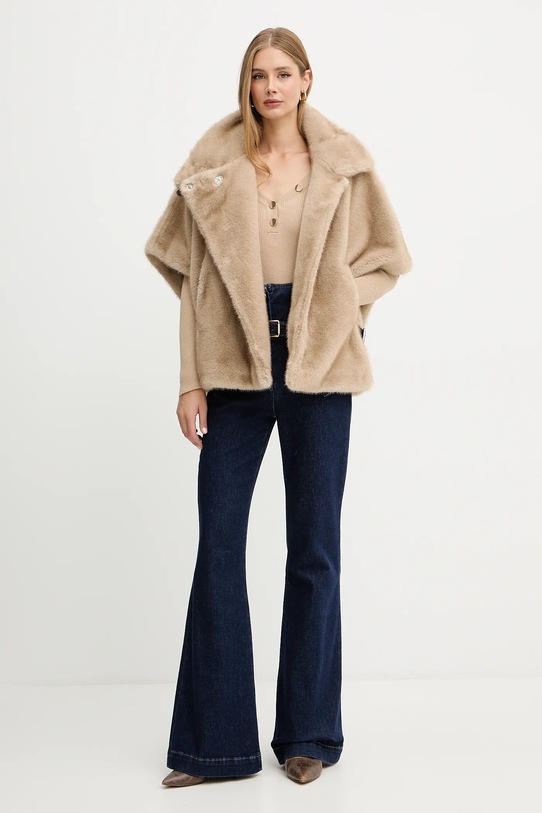 Morgan sweter MBANBI.N MBANBI.N beżowy AW25