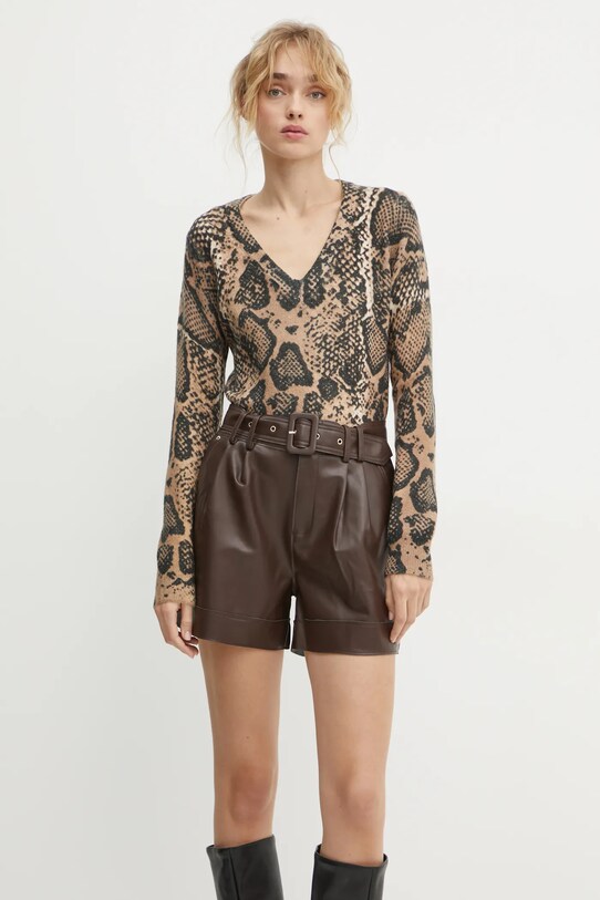 Morgan sweter MEBRA pozostałe beżowy MEBRA