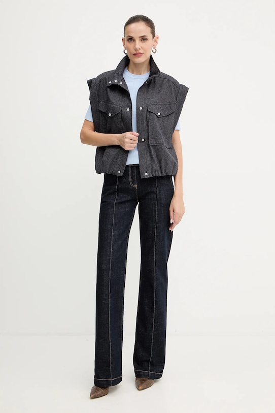 Morgan sweter MENTHE MENTHE niebieski AW25