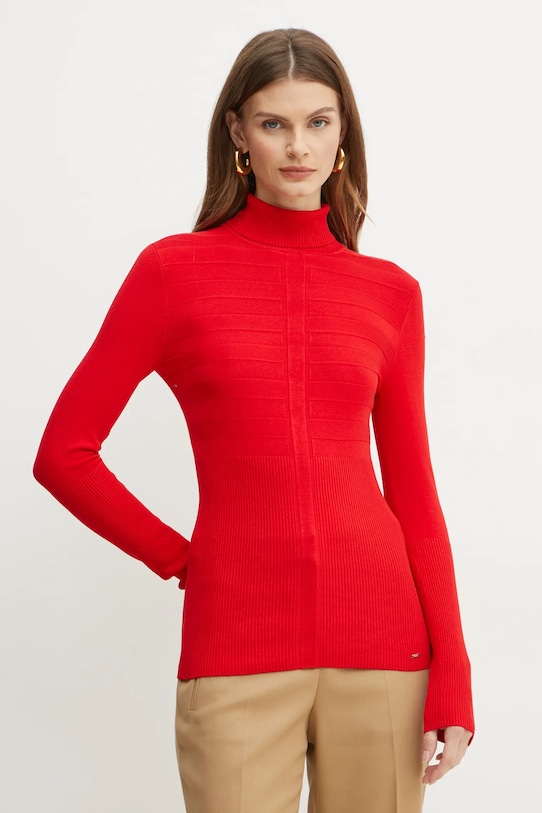 Morgan sweter MENTOS.M pozostałe czerwony MENTOS.M