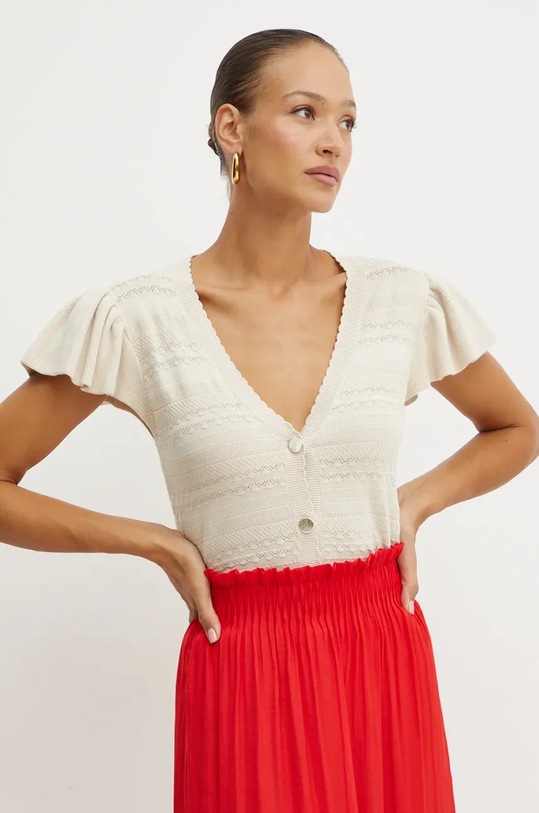 Kardigan Morgan MFRESH tenká béžová MFRESH