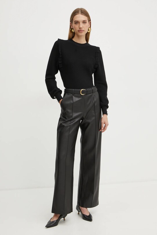 Morgan pulover MGENEVA MGENEVA negru AW24