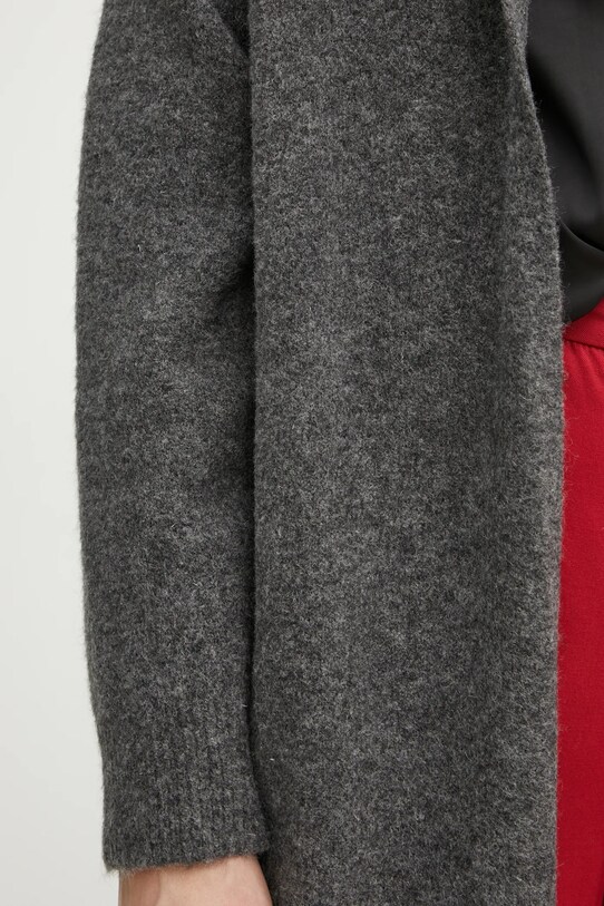 Кардиган з домішкою вовни Morgan MGIOIA MGIOIA сірий