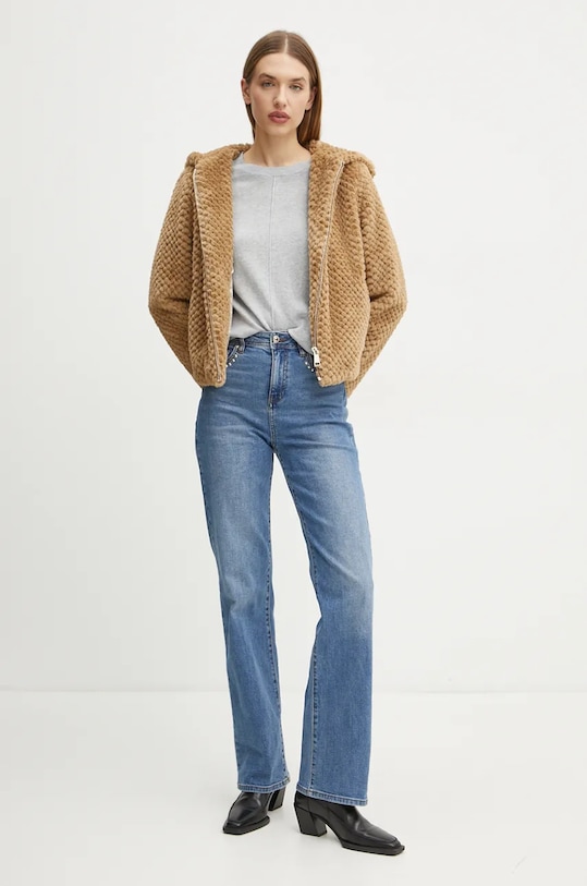 Morgan pulover MGLISS MGLISS gri AW24