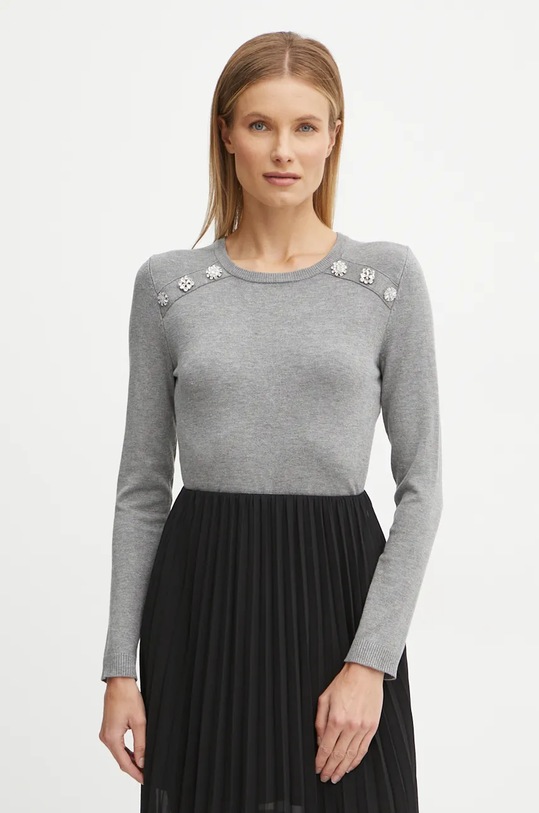 Pulover Morgan MIXBO natpis siva MIXBO