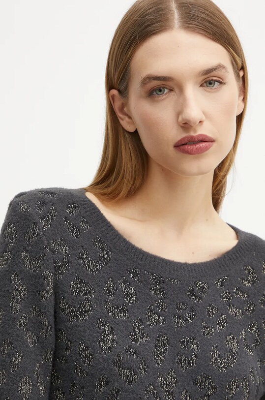 Morgan pulover MJANE gri MJANE
