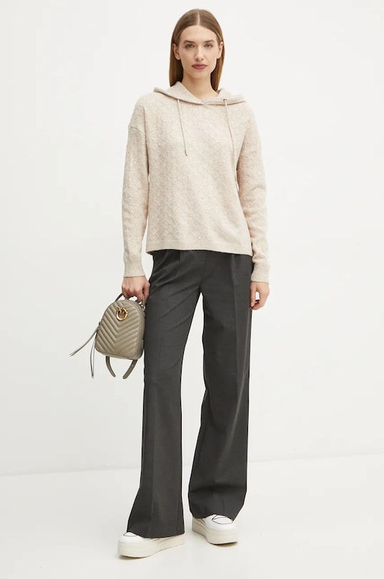 Morgan pulover din amestec de lana MJAZZ MJAZZ bej AW24