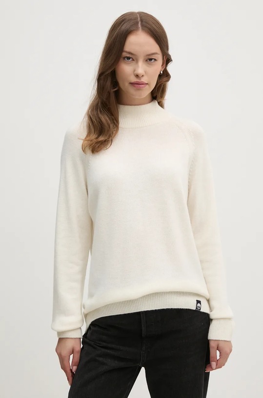 North Sails maglione in misto lana a lupetto beige 095480