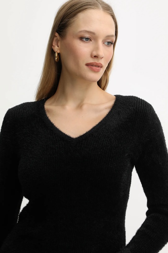 Morgan sweter MOOVE czarny MOOVE