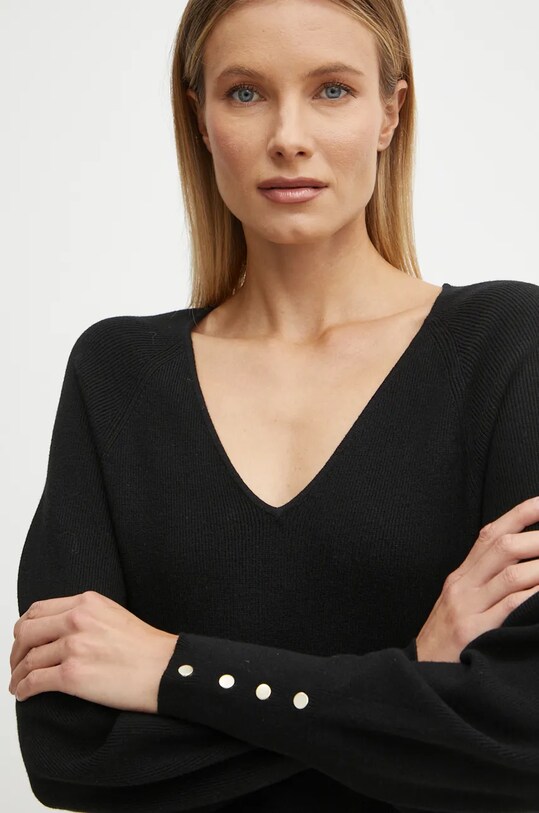 Morgan pulover MPANDA negru MPANDA