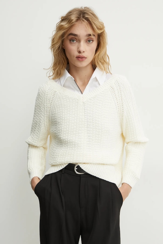 Oblečení Svetr Morgan MREVE MREVE béžová