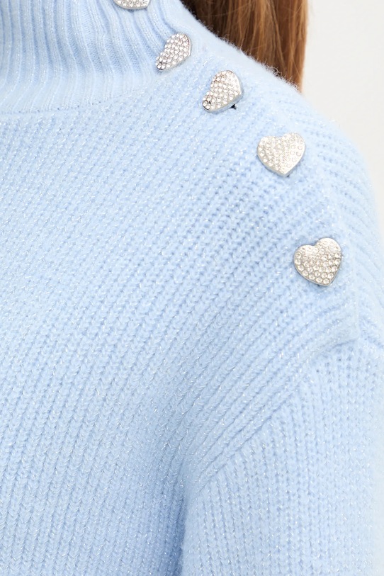 Morgan sweter z domieszką wełny MSTORI MSTORI niebieski