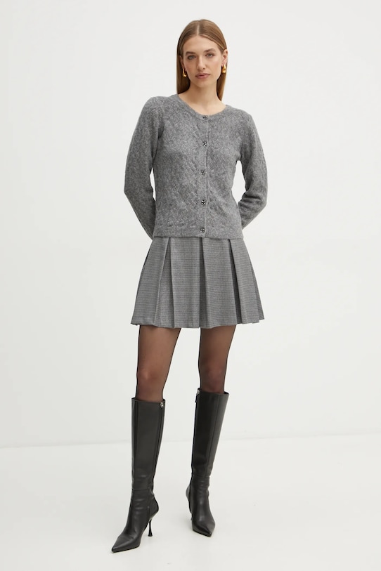 Кардиган с примесью шерсти Morgan MVERRE MVERRE серый AW24