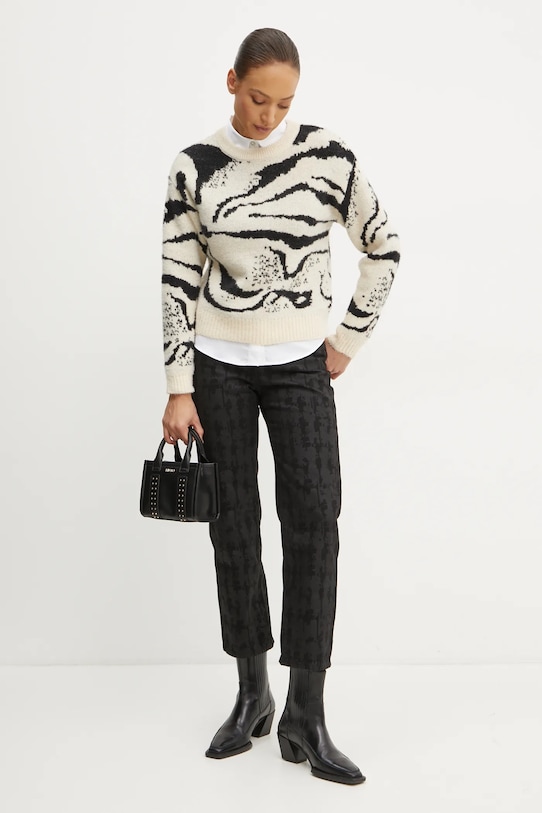 Пуловер Morgan MZOU MZOU бежов AW24