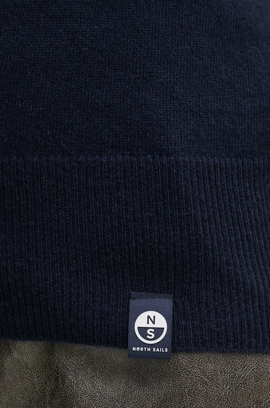 North Sails pulover din amestec de lana 095481 bleumarin