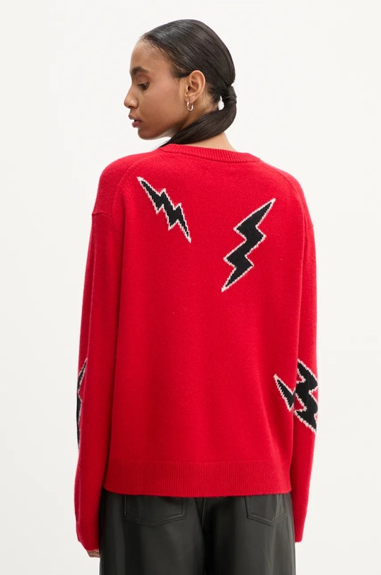Дрехи Кашмирен пуловер ZADIG&VOLTAIRE KWSW01646 червен