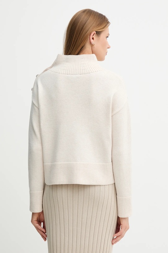 Odzież OUI sweter z domieszką wełny 89178. beżowy
