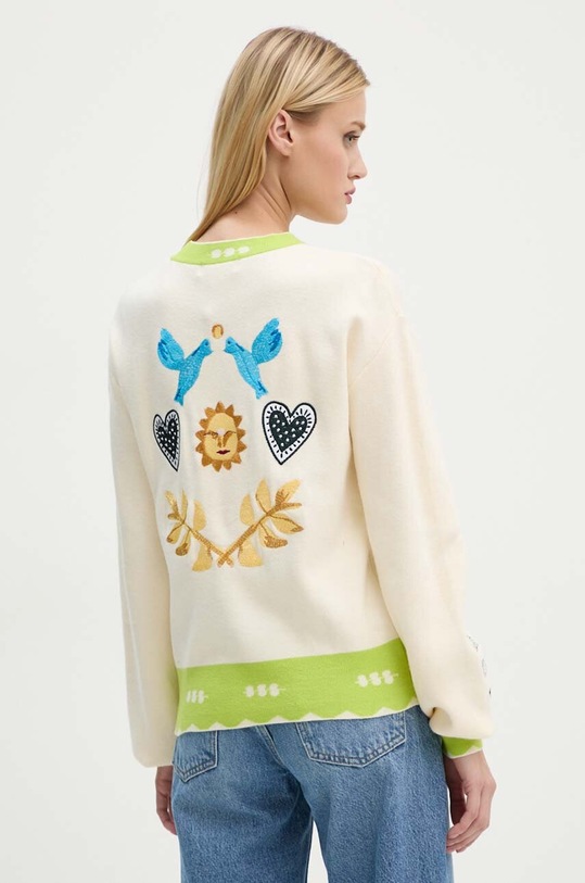 Odzież Never Fully Dressed kardigan Cream Sundazed Summer Cardigan NFDKN461 beżowy