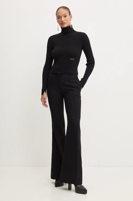 Шерстяной свитер Patou KN1848009 чёрный AW24