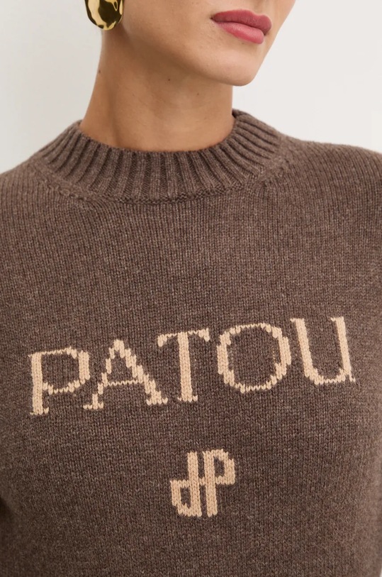 Vuneni pulover Patou KN1928064 smeđa