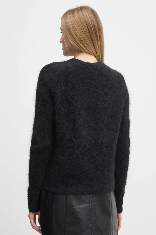 Îmbrăcăminte AllSaints pulover de lana VORTEX W033KB negru
