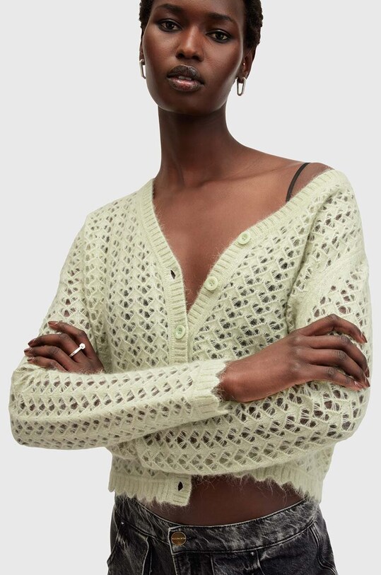 Vlněný svetr AllSaints VIVIAN W056KB béžová AW24