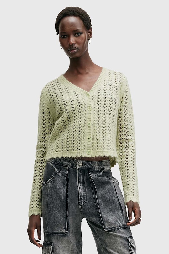 Vlněný svetr AllSaints VIVIAN W056KB béžová