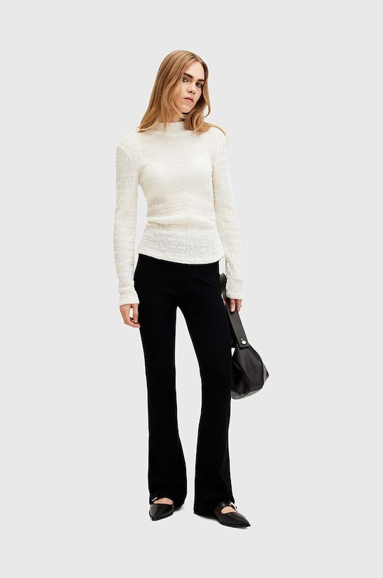 Πουλόβερ AllSaints CONNIE FRANCESCO W190JB λευκό