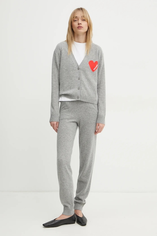 FROM FUTURE cardigan din casmir WPC01131 gri AW25